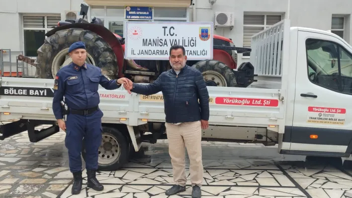 Manisa'da çalınan traktör Aydın'da bulundu