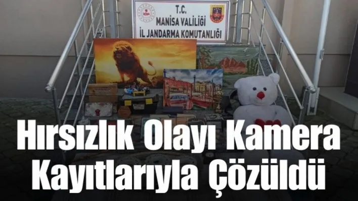 Manisa'da ikametten hırsızlık olayını jandarma çözdü