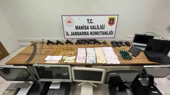 Manisa'da jandarmadan suç örgütlerine darbe