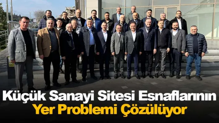 Manisa'da Küçük Sanayi Sitesi Esnaflarının Yer Problemi Çözülüyor