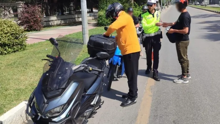 Manisa'da motosiklet ve tarım araçlarına denetim