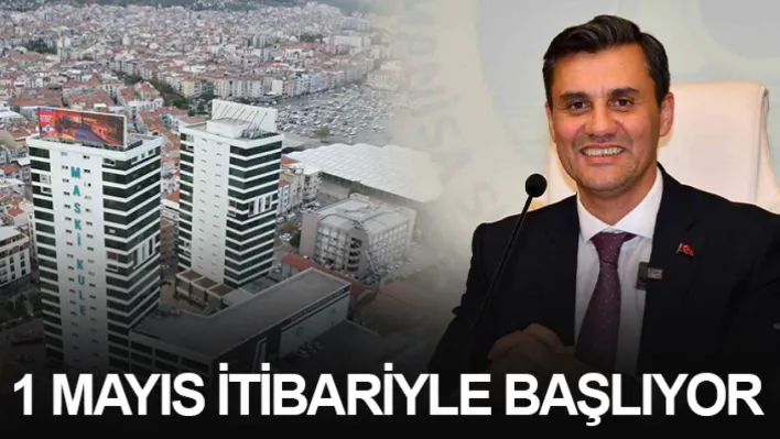 Manisa'da su fiyatlarındaki indirim 1 Mayıs itibariyle başlıyor