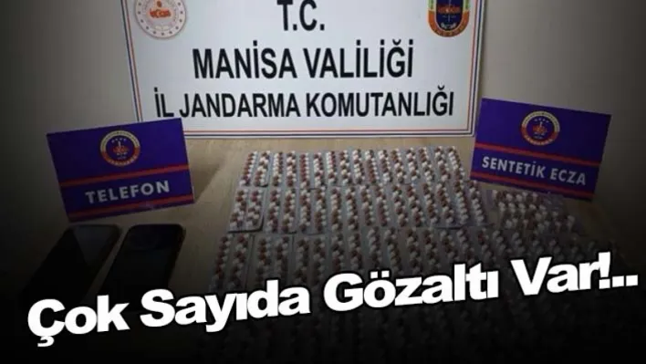 Manisa'da zehir tacirlerine göz açtırılmıyor: Çok Sayıda Gözaltı!