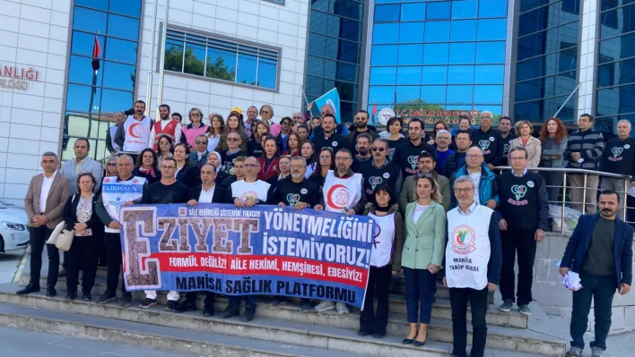 Manisa'daki Sağlık ocaklarında hizmet veren 450 aile hekimi iş bıraktı…