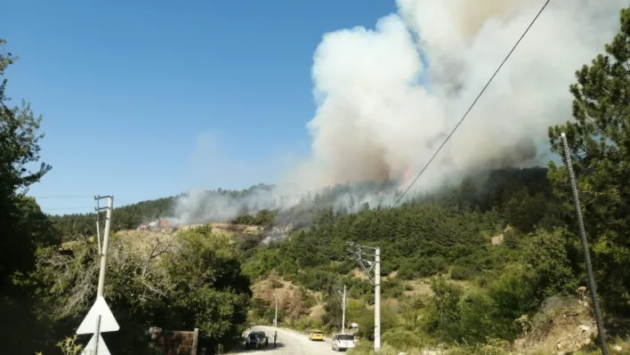 Manisa Spil Dağı'nda Çıkan Yangın Kontrol Altına Alındı