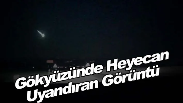 Meteor düştü iddiası!