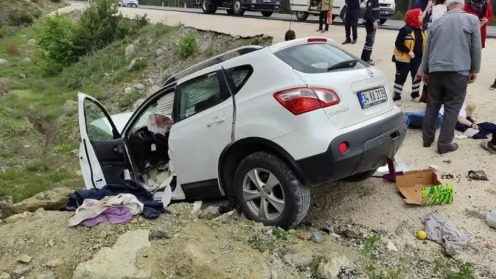 Trafik kazasında 2 kişi yaralandı