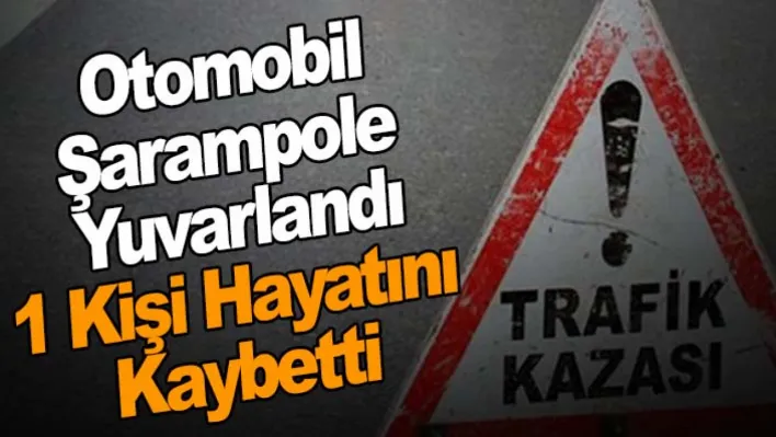 Otomobil şarampole yuvarlandı: 1 kişi hayatını kaybetti