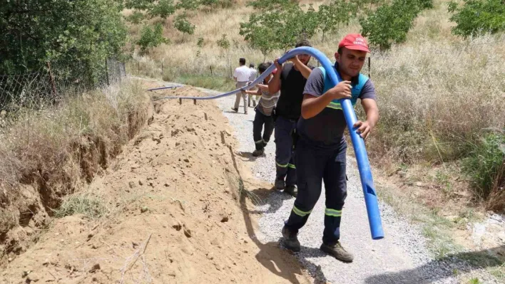 Poyraz Mahallesine sağlıklı ve kesintisiz içme suyu hattı