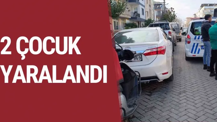 Turgutlu'da Kaza: Motokuryenin Çarptığı 2 Çocuk Yaralandı