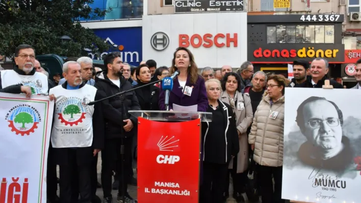 Uğur Mumcu, CHP Genel Başkanı Özel'in Memleketi Manisa Örgütü unutmadı