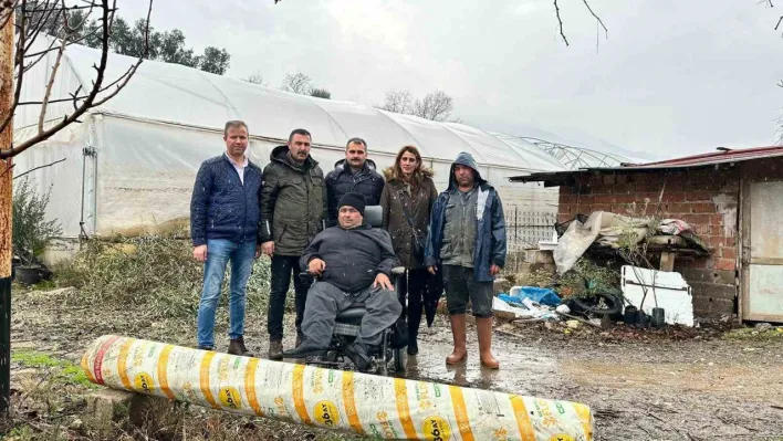 Manisalı Üreticilere sera naylonu desteği devam ediyor