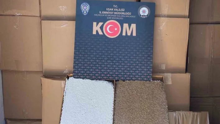 Uşak'ta 4,5 milyon değerinde kaçak makaron ele geçirildi