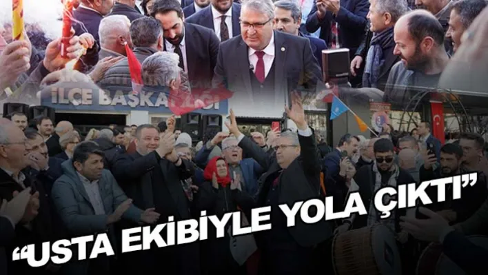 'USTA EKİBİYLE YOLA ÇIKTI'