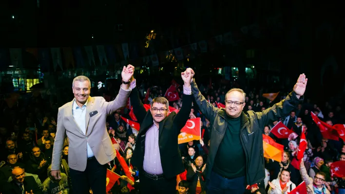 Yavuz Kurt Alaybey'de, 'Yavuz Başkan Sloganlarıyla Karşılandı'