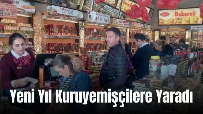 Yeni yıl kuruyemişçilere yaradı