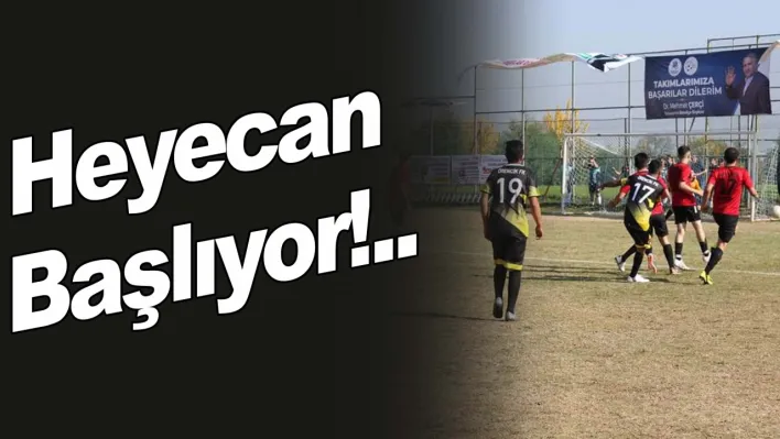 Yunusemre'de Yuntdağ Futbol Turnuvası Heyecanı Başlıyor